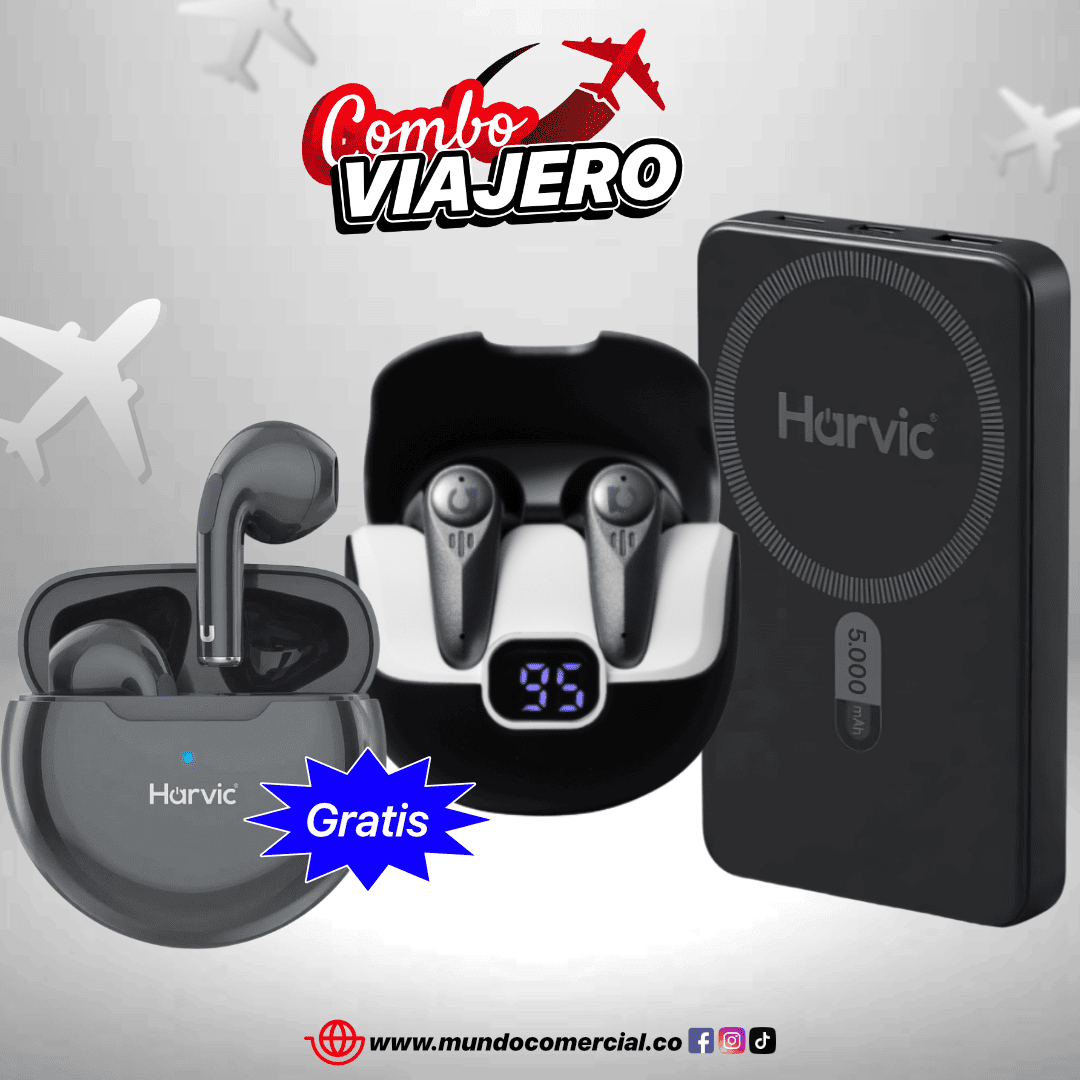 Harvic Power Bank Harvic + Audífonos Traductores Harvic