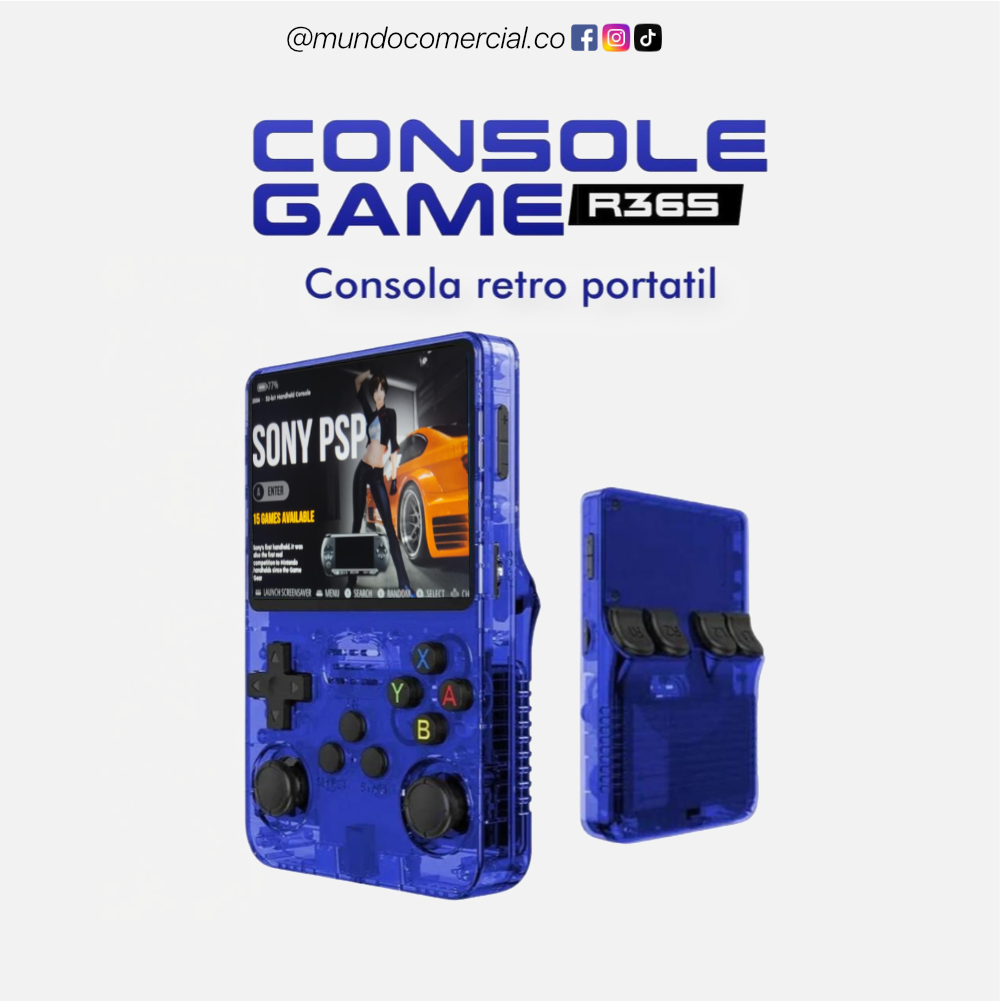 R36S Retro Game Pro™ – +10.000 Juegos en tu Bolsillo