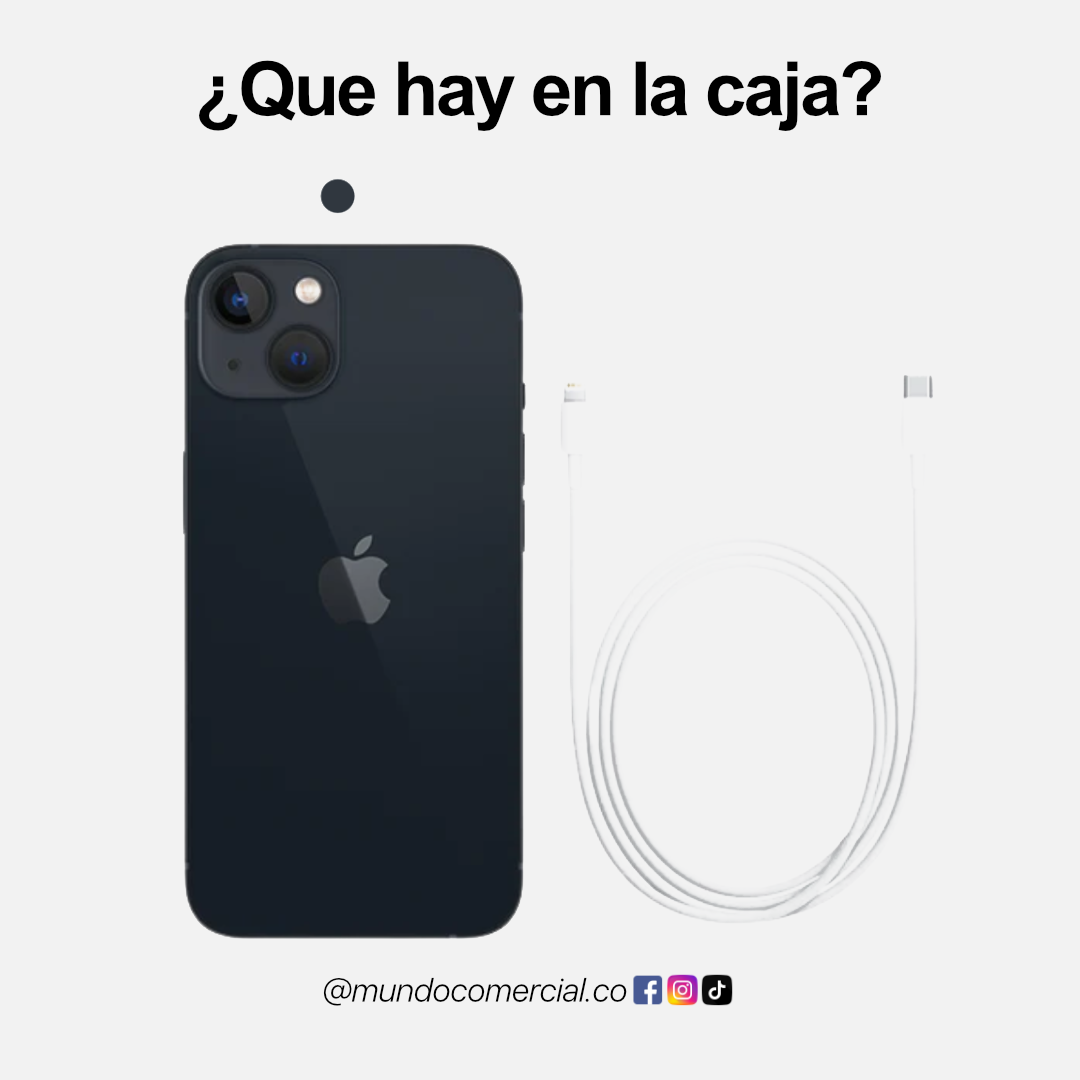 Celular iPhone 13 128GB Negro – Elegancia y Potencia que Nunca Pasan de Moda