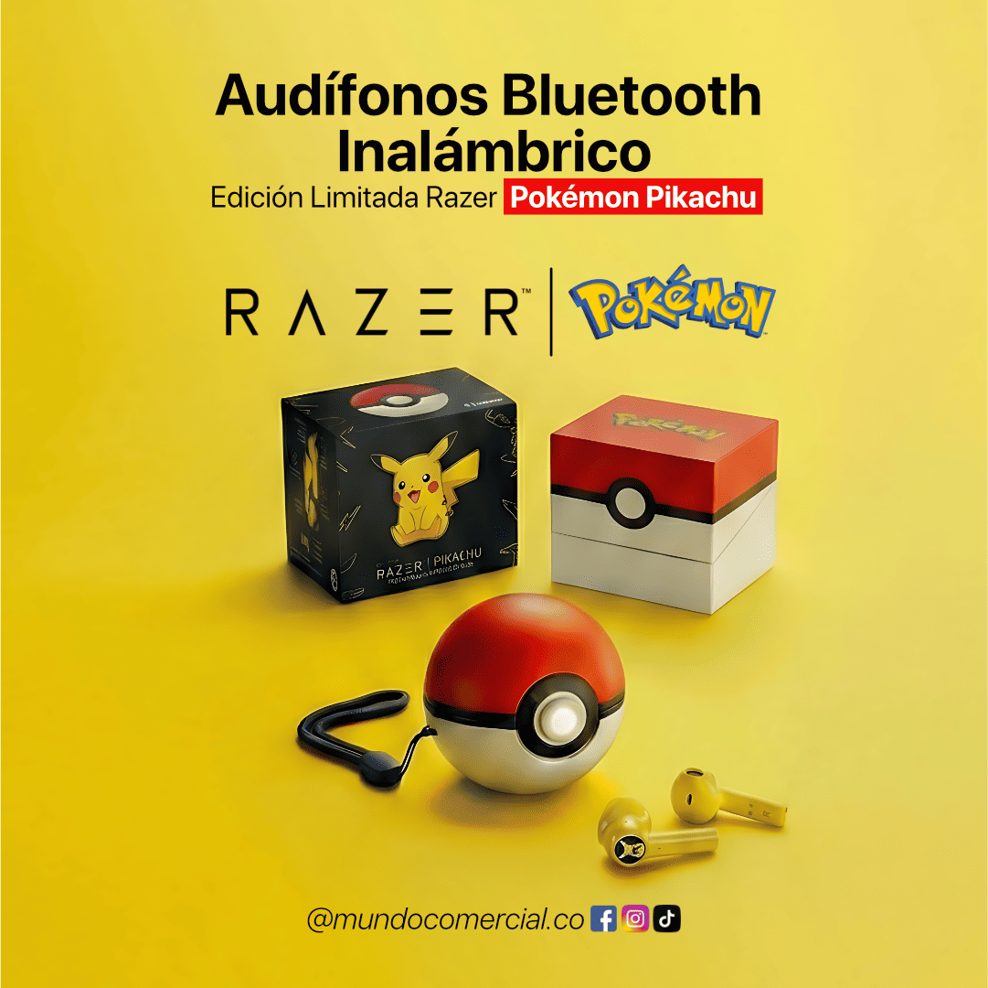 Audífonos Inalámbricos Pikachu | Edición Especial Bluetooth