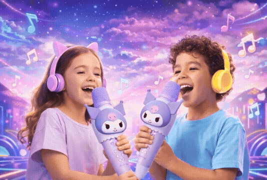 Micrófono Karaoke Inalámbrico LOVELY LED™ – El Show Empieza en Casa