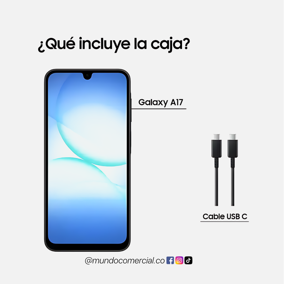 Celular Samsung Galaxy A17 - 128GB/4GBRAM - 256GB/8GBRAM – Equilibrio Perfecto Entre Precio y Rendimiento