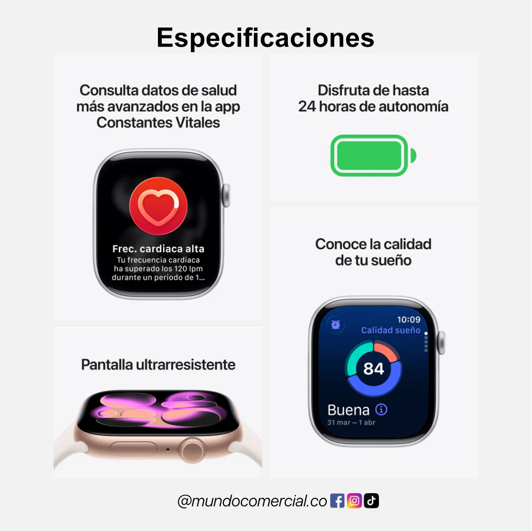 Apple Watch Series 11 | 42mm - 46mm | GPS + Celular