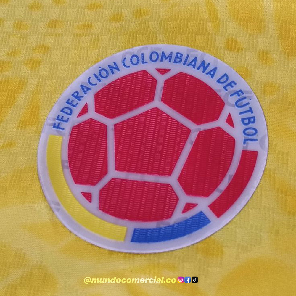 Camiseta Hombre Oficial Colombia Mundial 2026 – Tipo Jugador