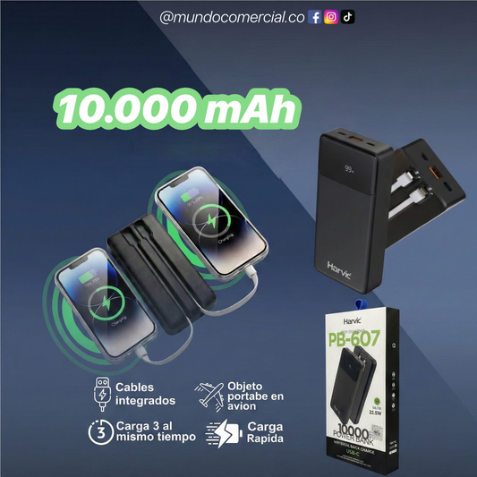 Power Bank Harvic | Carga Rápida
