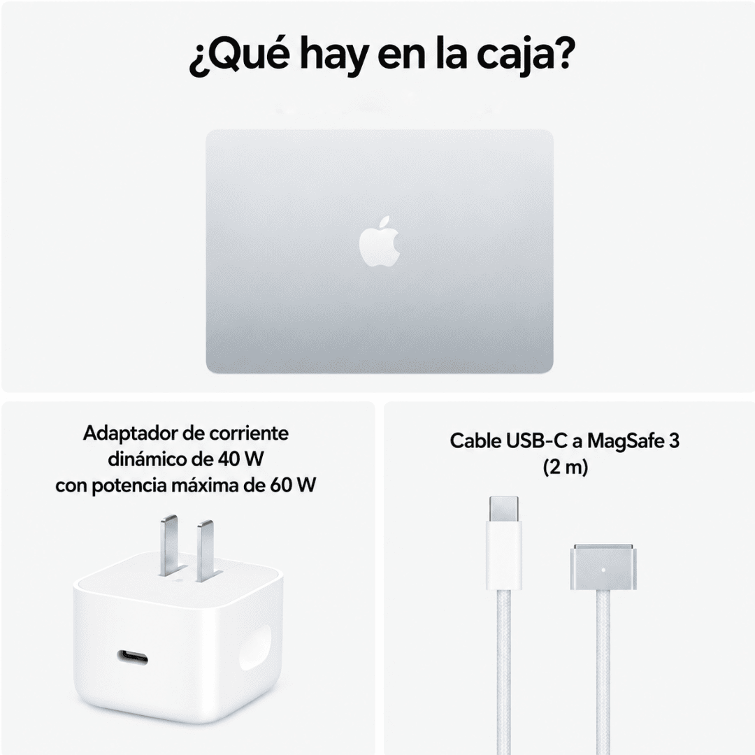 MacBook Air 13.6” M5 (512GB /16GBRAM) – Potencia Profesional, Diseño Ultraligero