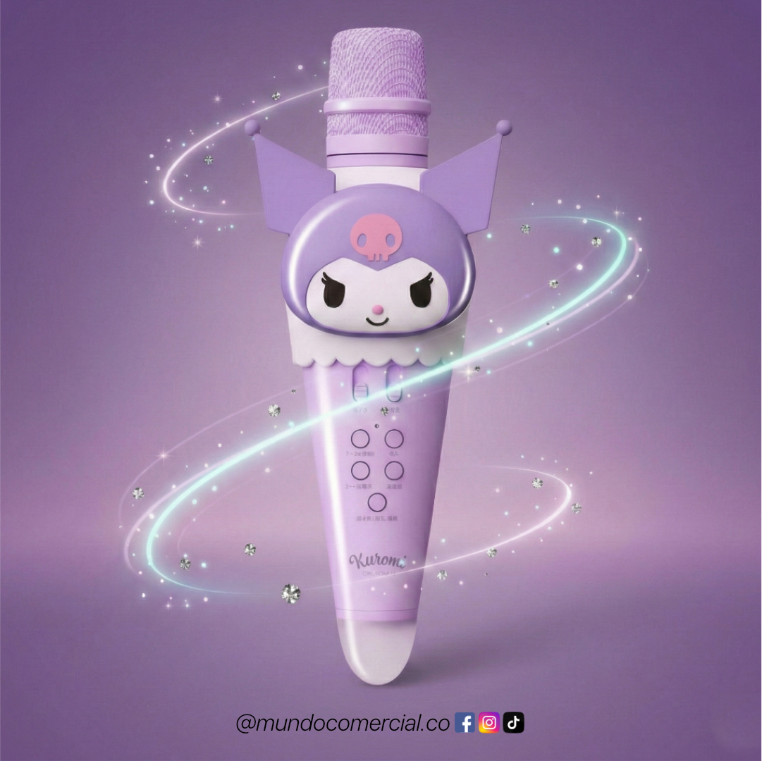 Micrófono Karaoke Inalámbrico LOVELY LED™ – El Show Empieza en Casa