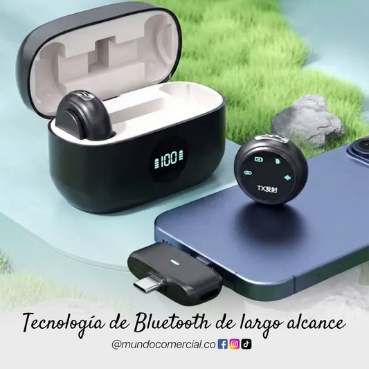 Micrófono Inalámbrico 2 en 1 | SAG K31 Pro | Pantalla LED