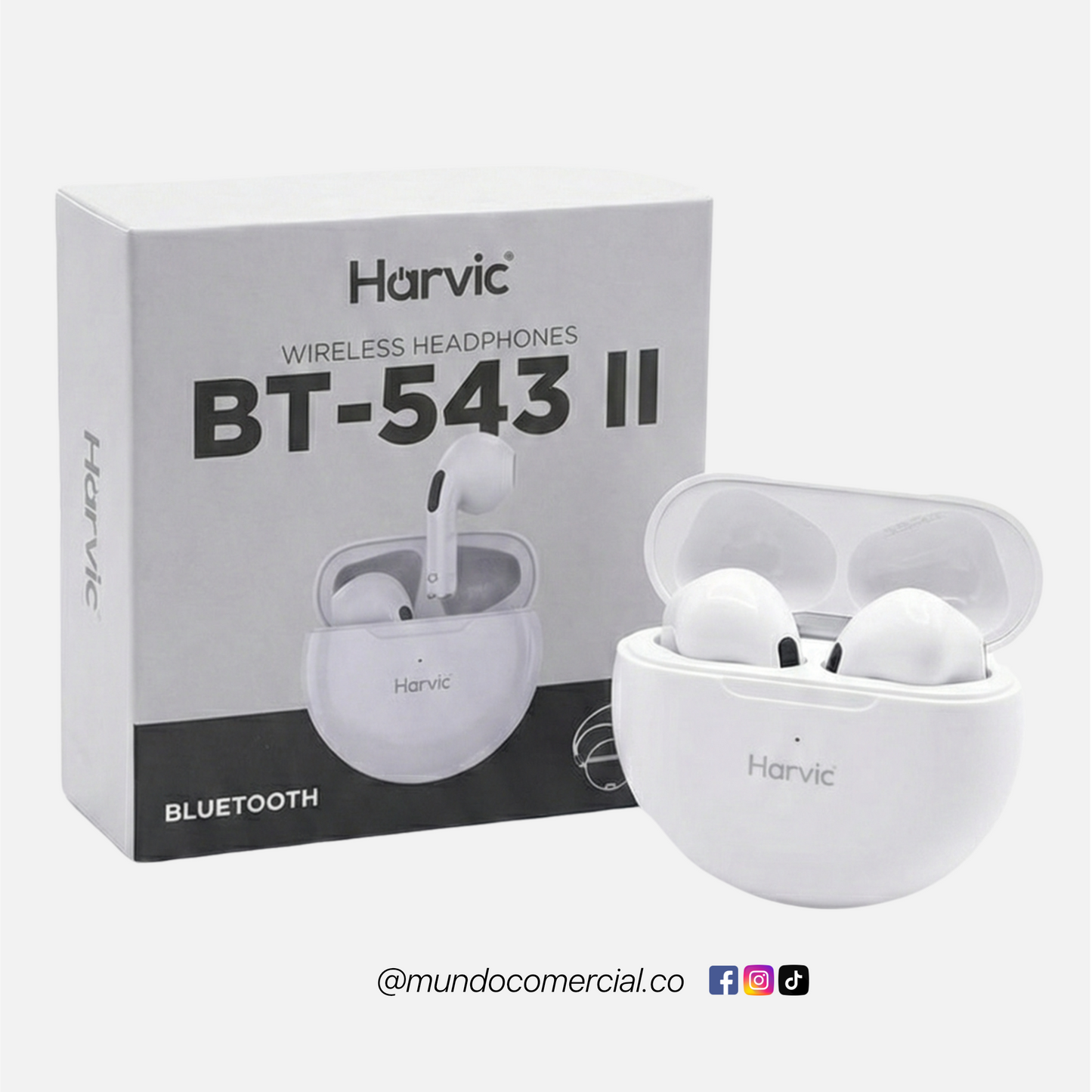 Audífonos Inalámbricos TWS Estilo Air - Harvic BT-543 II
