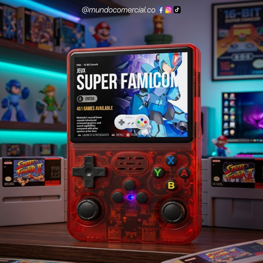 Consola de videojuegos portátil R36S, +20.000 Juegos en tu Bolsillo