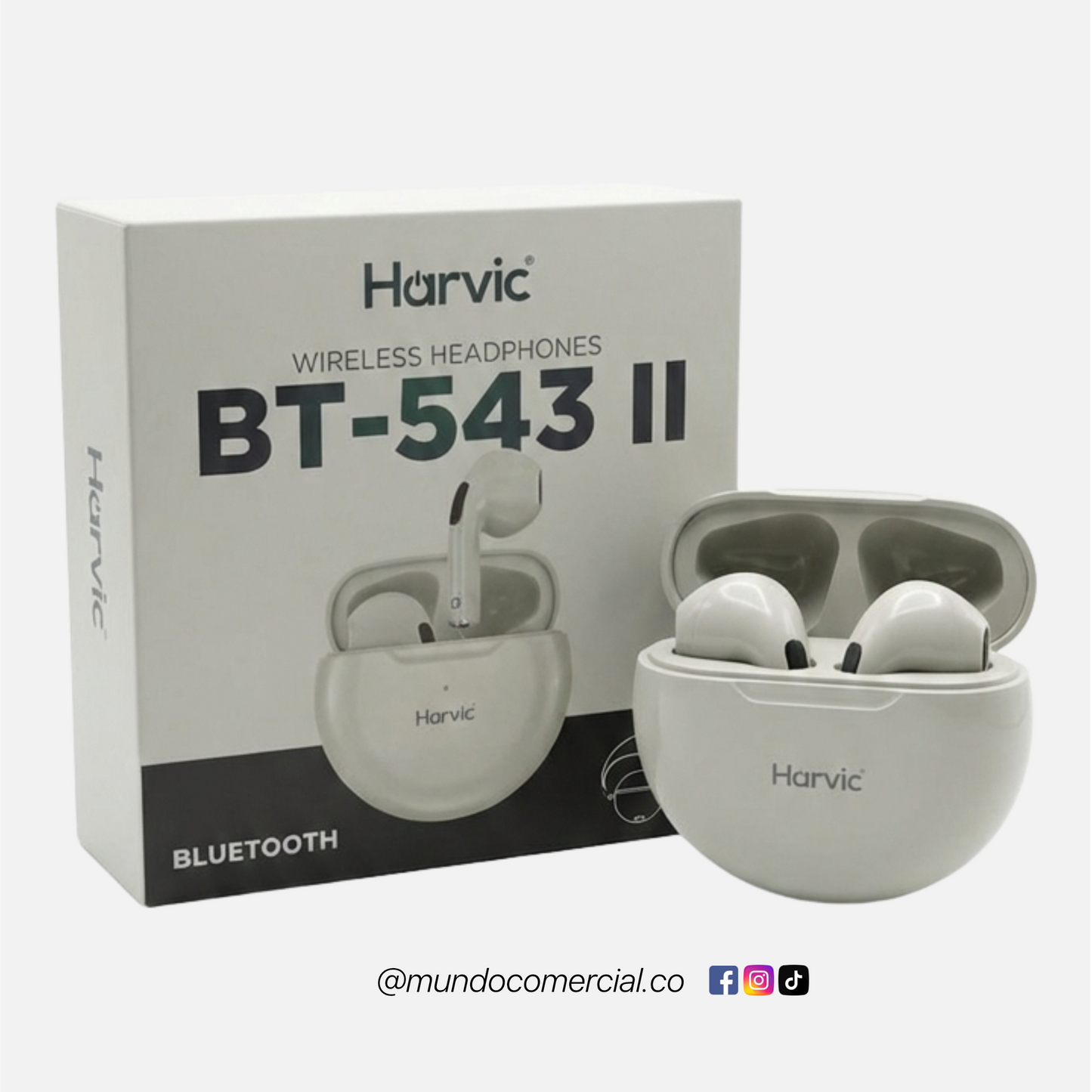 Audífonos Inalámbricos TWS Estilo Air - Harvic BT-543 II