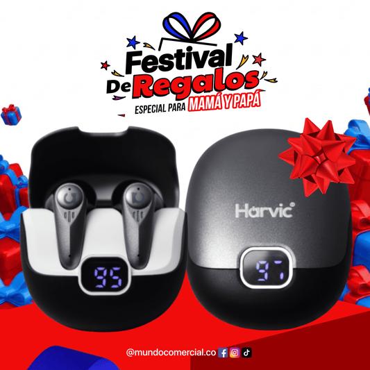 Audífonos con Traductor Inteligente en Tiempo Real - Harvic BT-1551