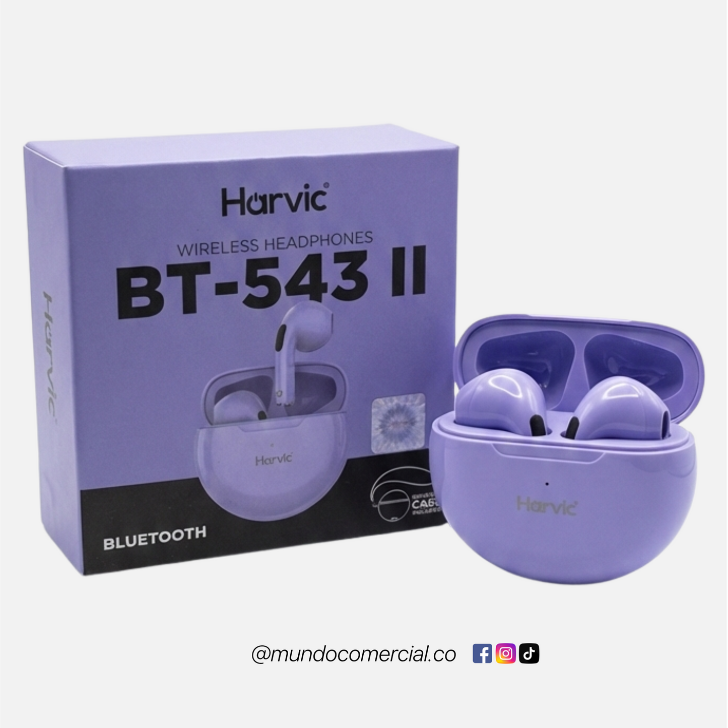 Audífonos Inalámbricos TWS Estilo Air - Harvic BT-543 II