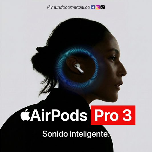 AirPods Pro 3 – Cancelación de Ruido y Sonido Espacial Pro
