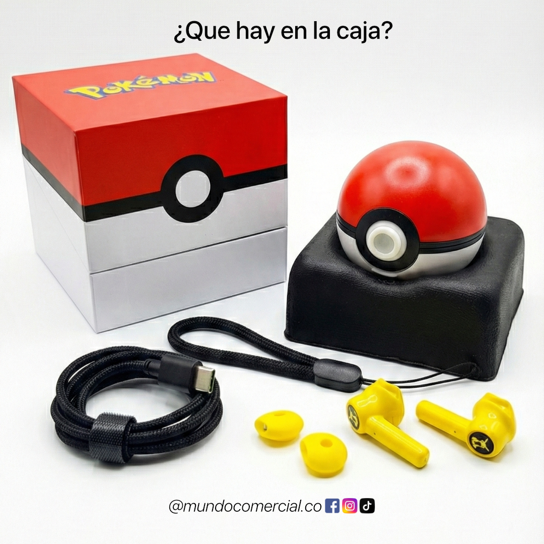 Audífonos Inalámbricos Pikachu | Edición Especial Bluetooth