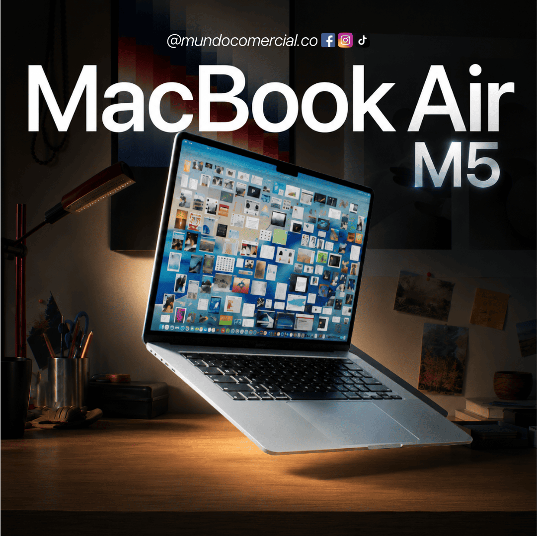 MacBook Air 13.6” M5 (512GB /16GBRAM) – Potencia Profesional, Diseño Ultraligero