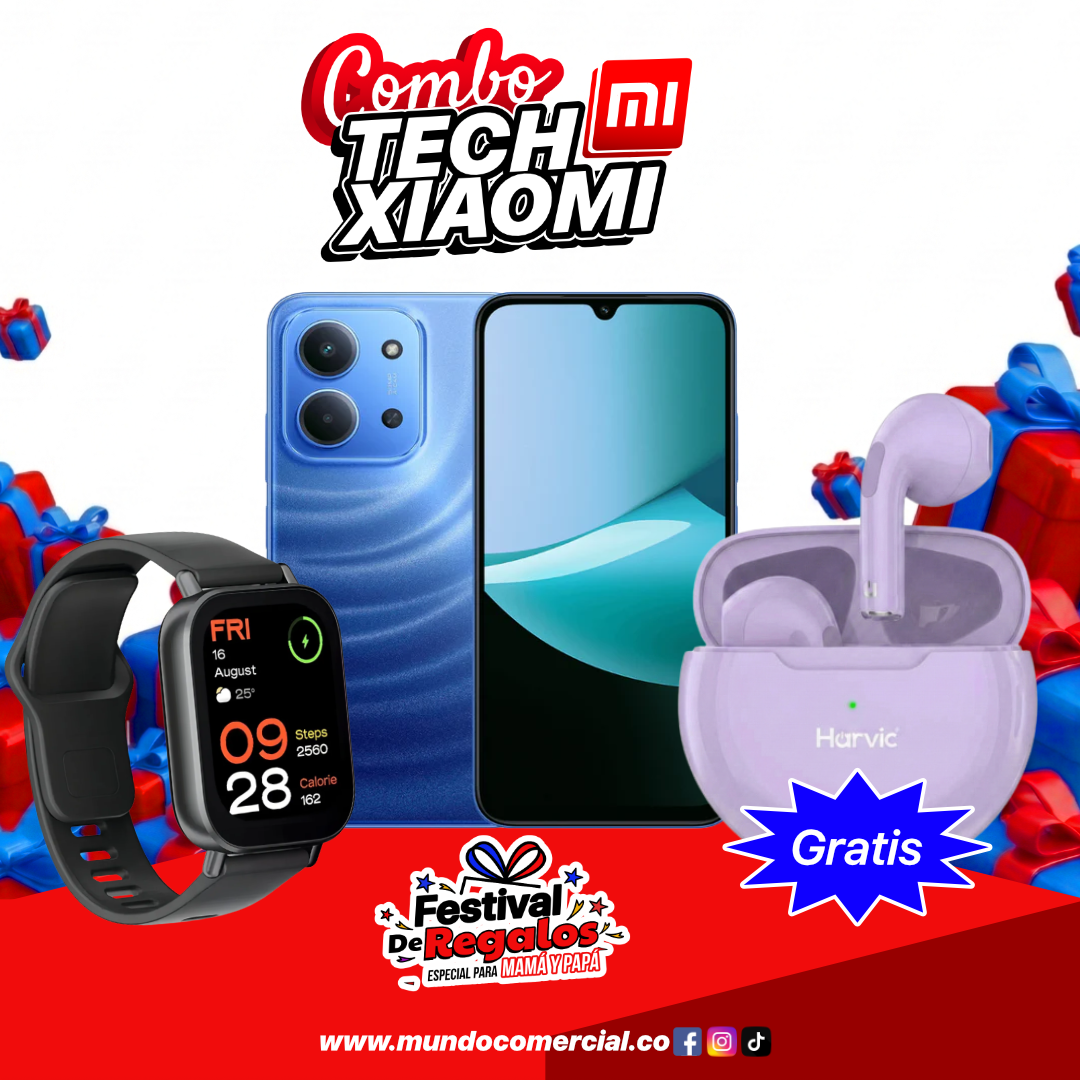 Combo para Mamá Tech Xiaomi | Xiaomi 15C + Smart Watch 5 Active