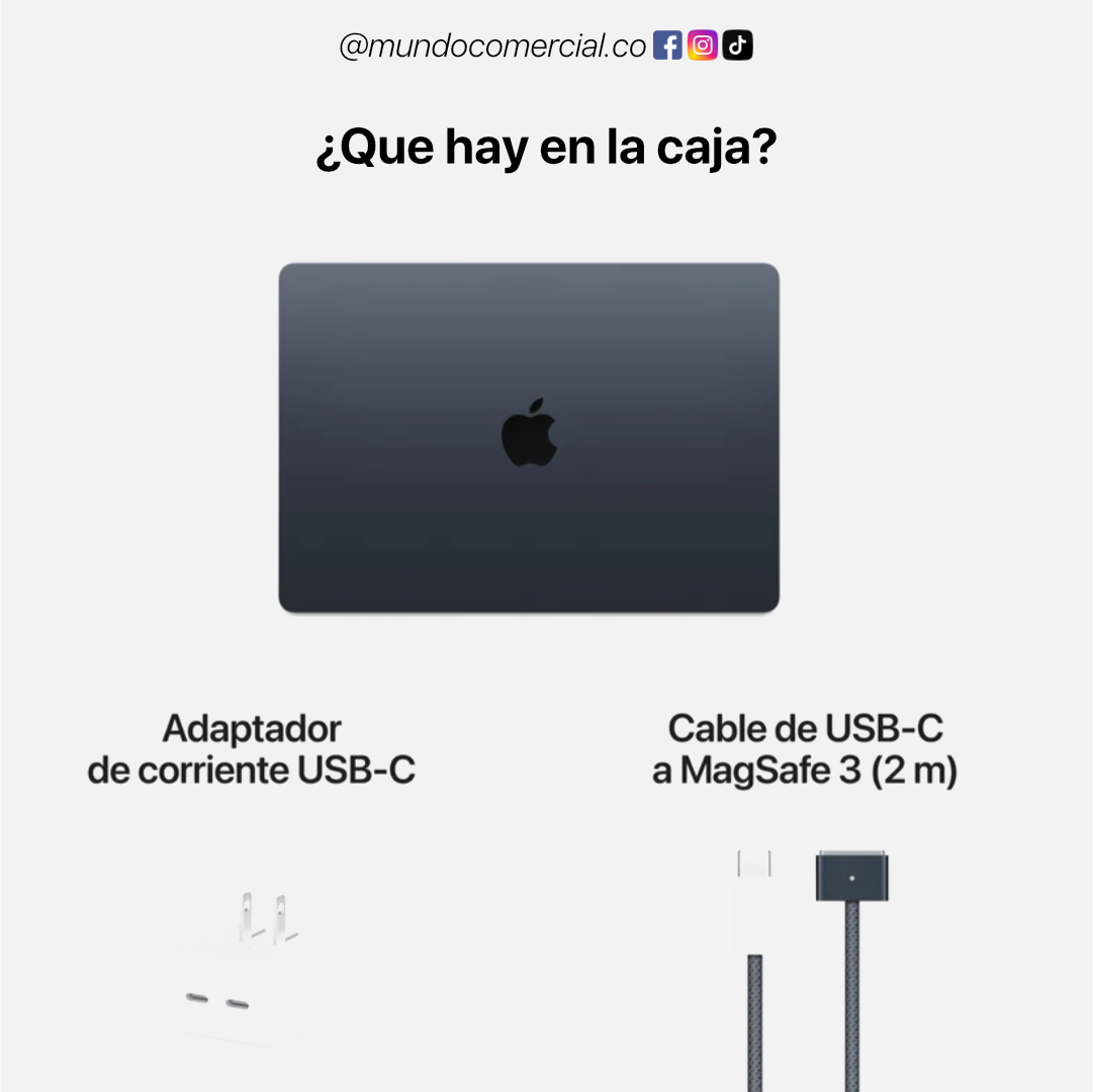 MacBook Air 13.6” M4 (16GB / 256GB) – Potencia Profesional, Diseño Ultraligero