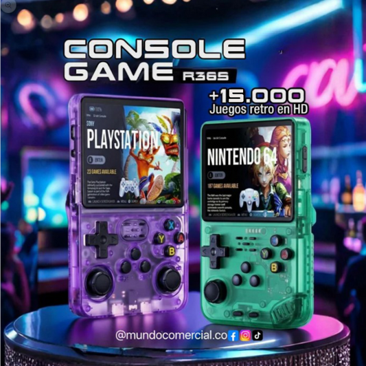 Consola de videojuegos portátil R36S, +20.000 Juegos en tu Bolsillo