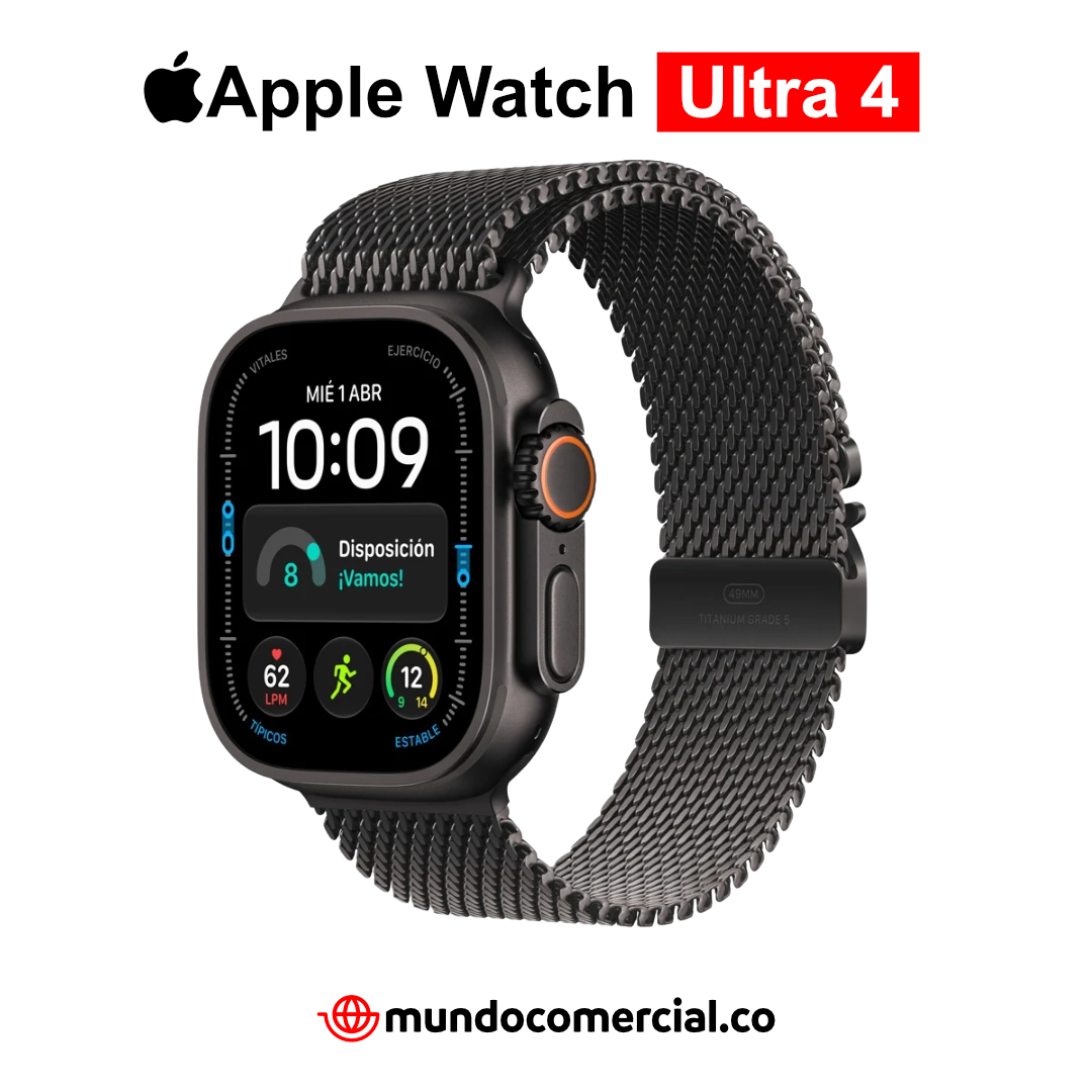 Apple Watch Ultra 4 – 49 mm Titanio Negro GPS + Celular – Original