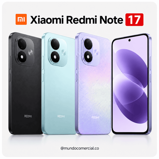 Celular Xiaomi Redmi Note 17 | 256GB |  8GB RAM | Potencia y Batería para más