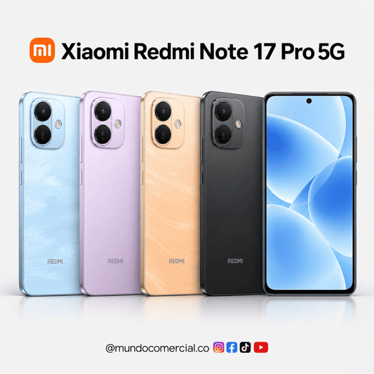 Xiaomi Redmi Note 17 Pro 5G – 6GB RAM, 128GB o 256GB, Pantalla AMOLED 1.5K y Batería 8340 mAh
