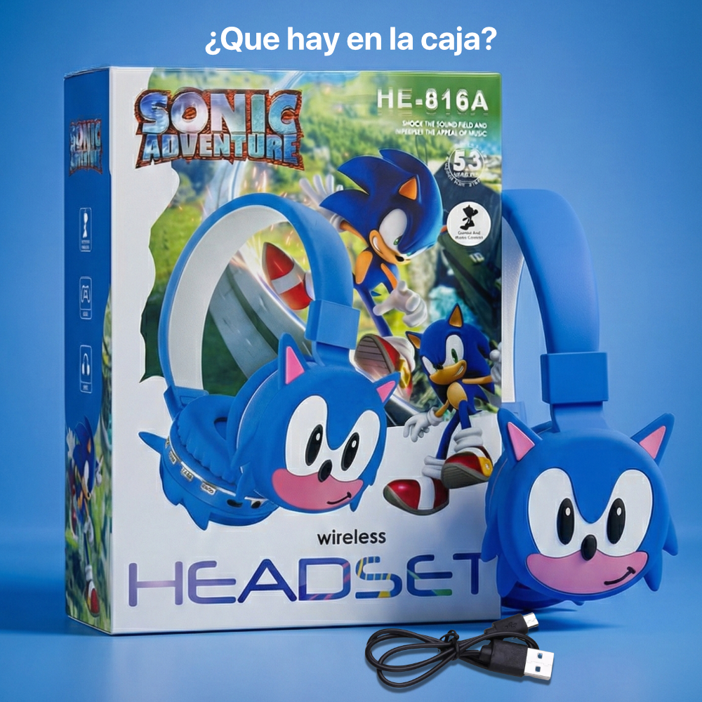 Audífonos Kids Bluetooth 3 en 1 Power Sound