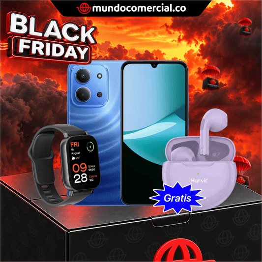 Combo Tech - Xiaomi Redmi 15C + Xioami Smart Watch 5 Active + Audífonos Gratis