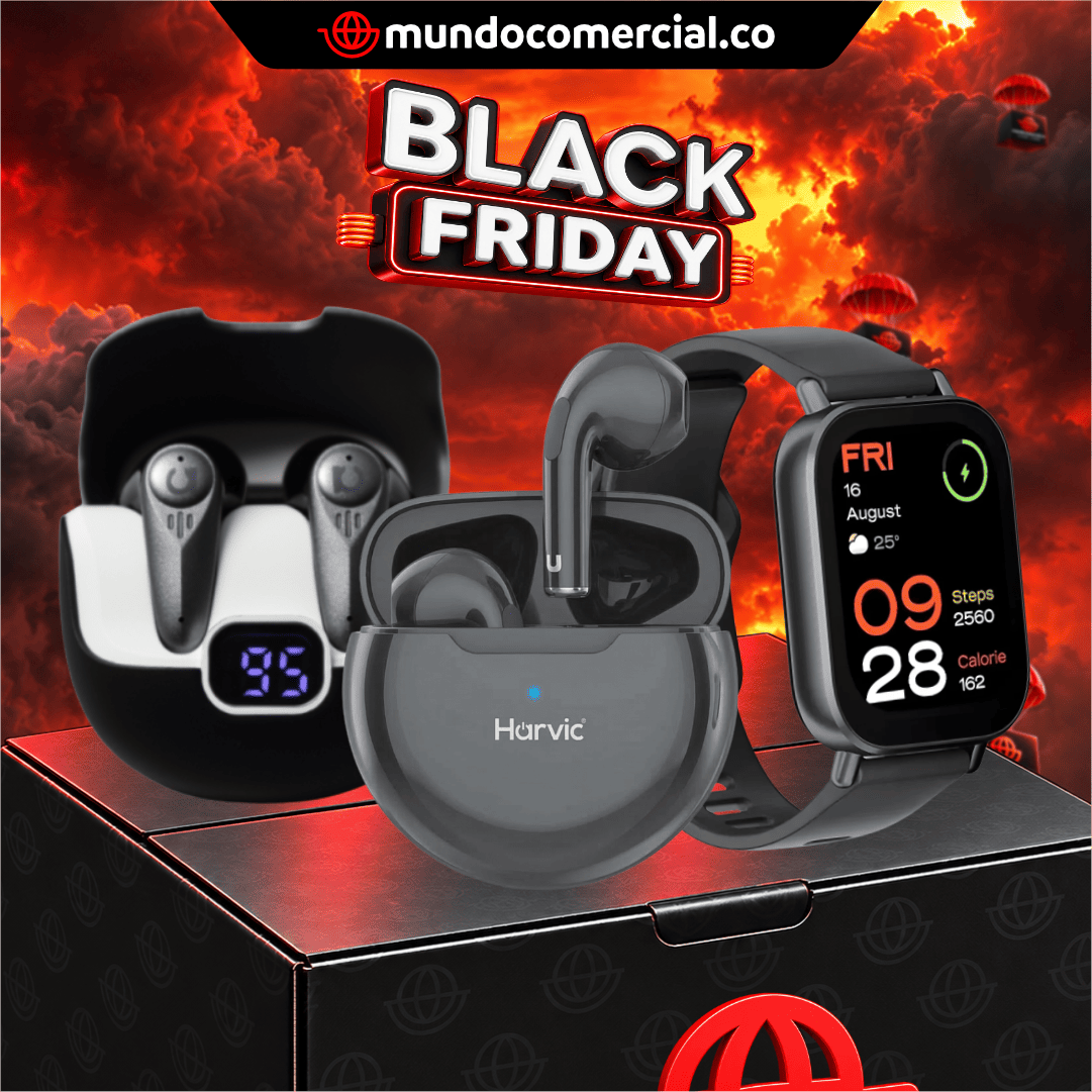 Combo Inteligente – Smartwatch Xiaomi Redmi Watch 5 Active + Audífonos Harvic GRATIS