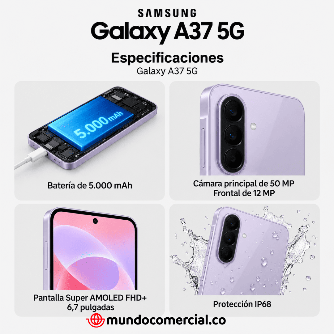 Celular Samsung Galaxy A37 | 256GB | 8GB RAM