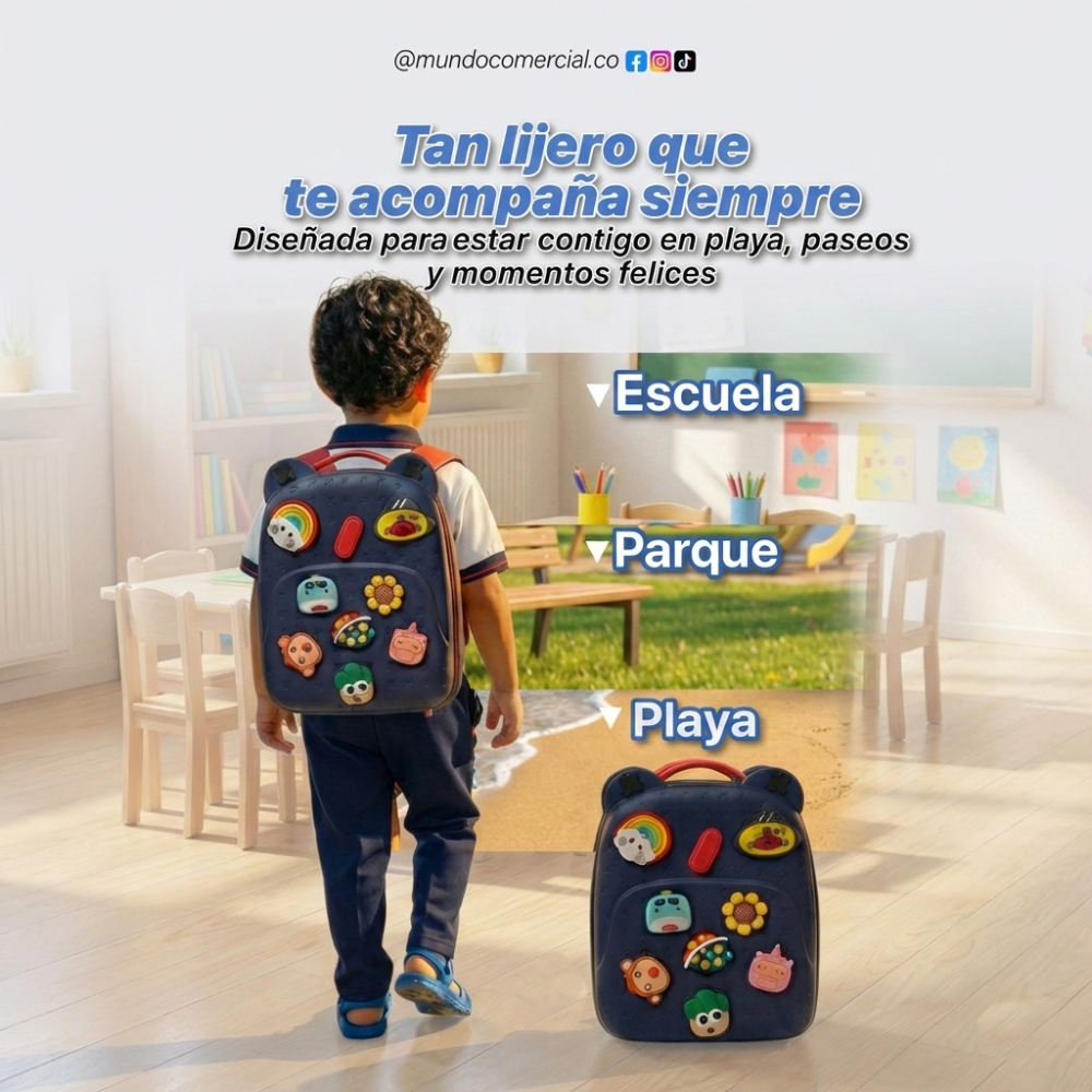 Morral Tipo Crocs Impermeable – Liviano y Flexible