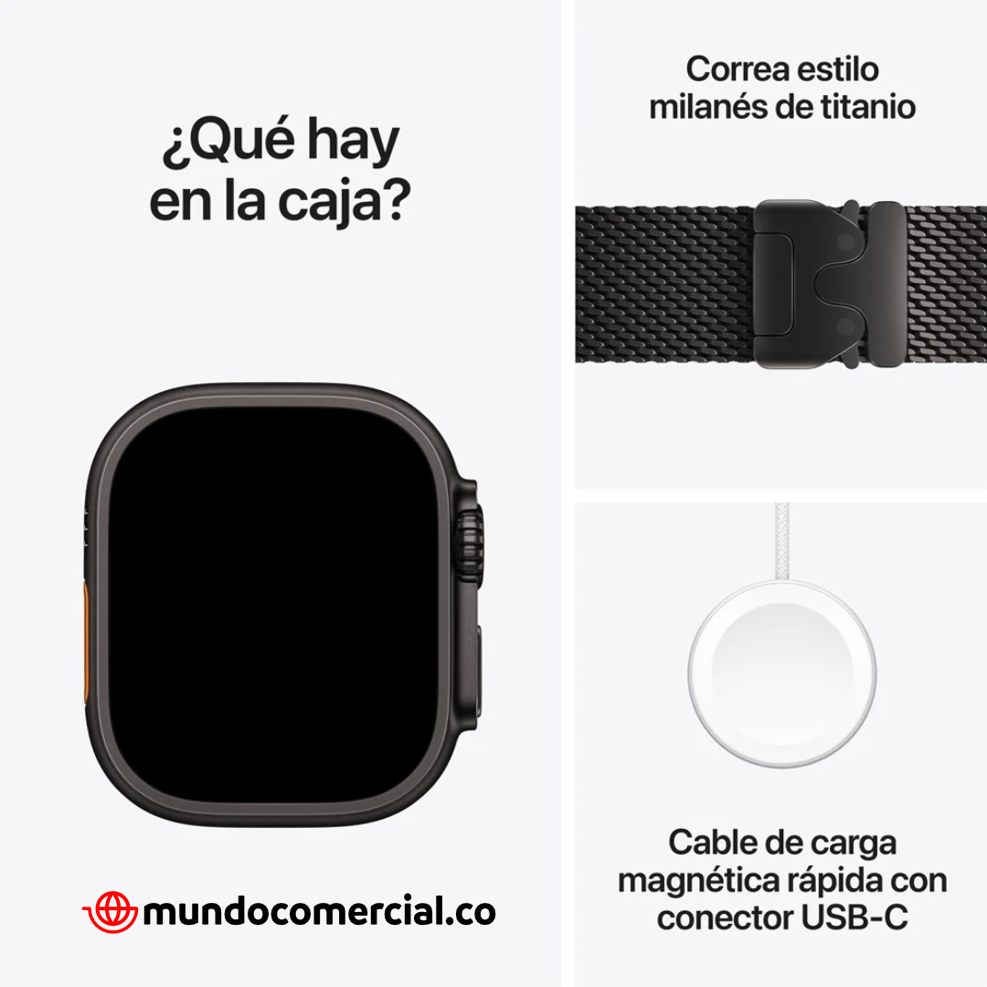 Apple Watch Ultra 4 – 49 mm Titanio Negro GPS + Celular – Original