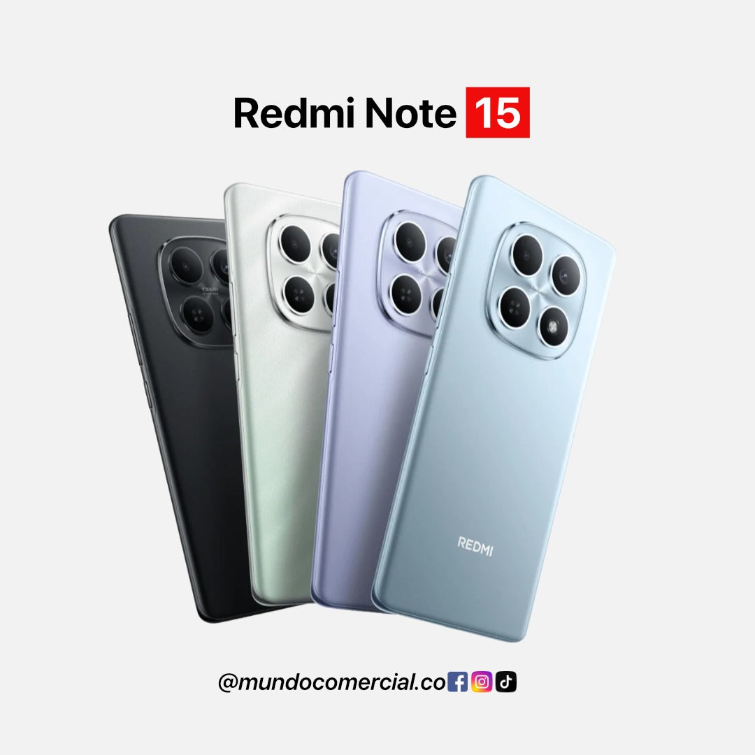 Celular Xiaomi Redmi Note 15 | 5G | 8GB RAM + 256GB – Potencia y Cámara de Alto Nivel