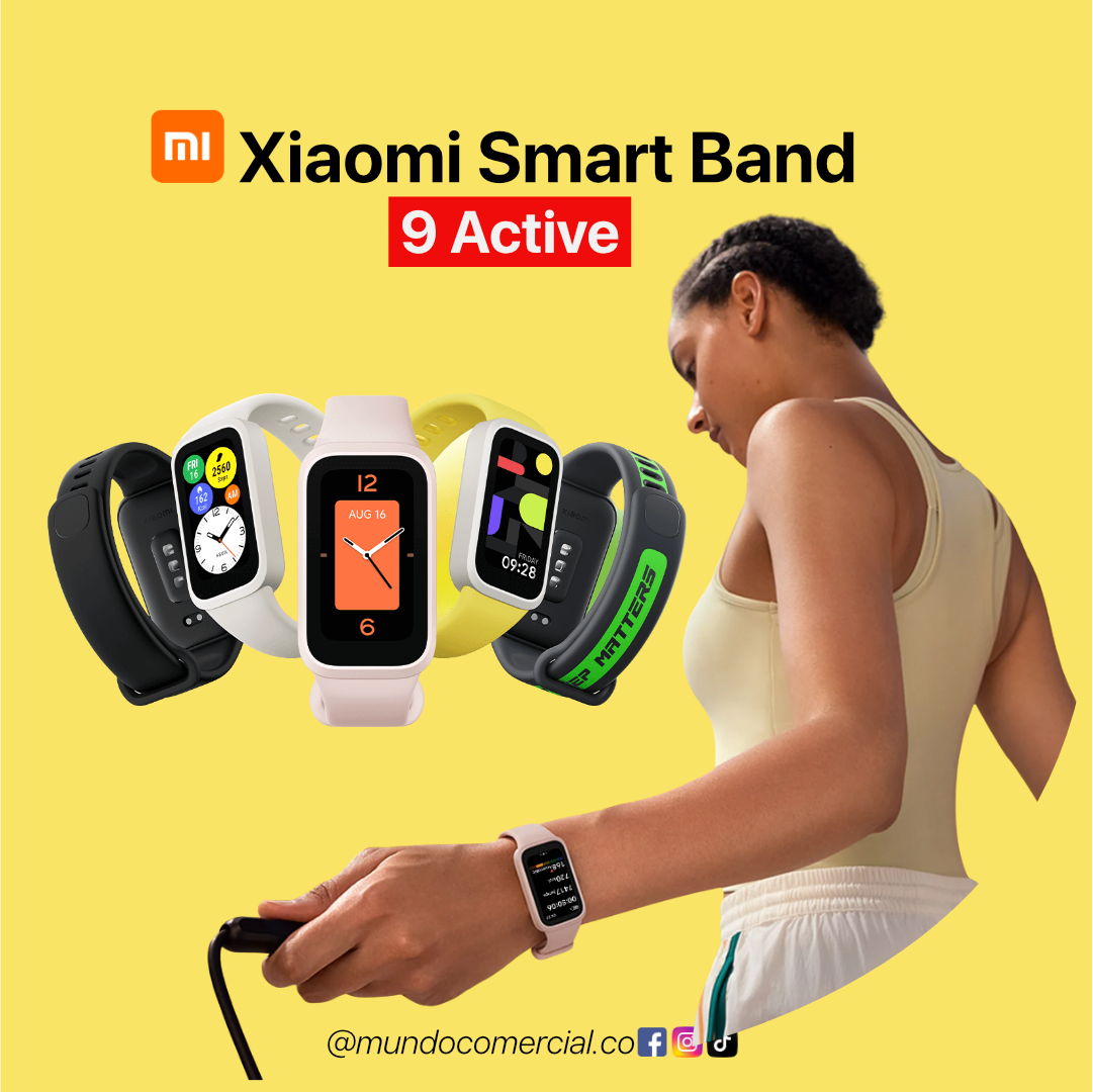 Pulsera Inteligente Xiaomi Smart Band 9 Active – AMOLED
