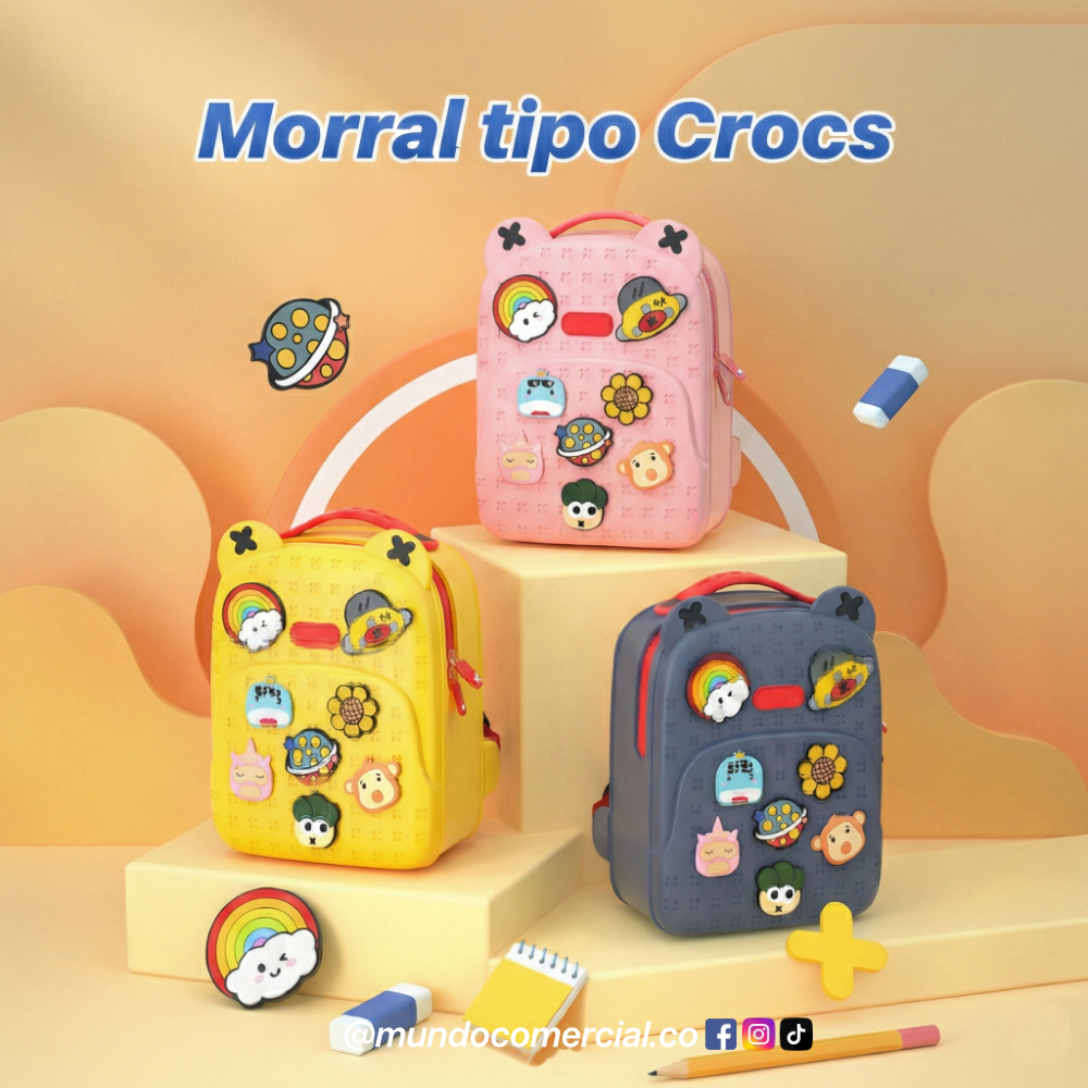 Morral Tipo Crocs Impermeable – Liviano y Flexible