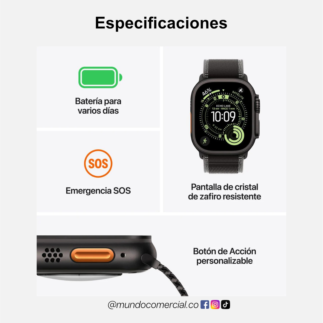 Apple Watch Ultra 3 49mm | Titanio GPS + Cellular