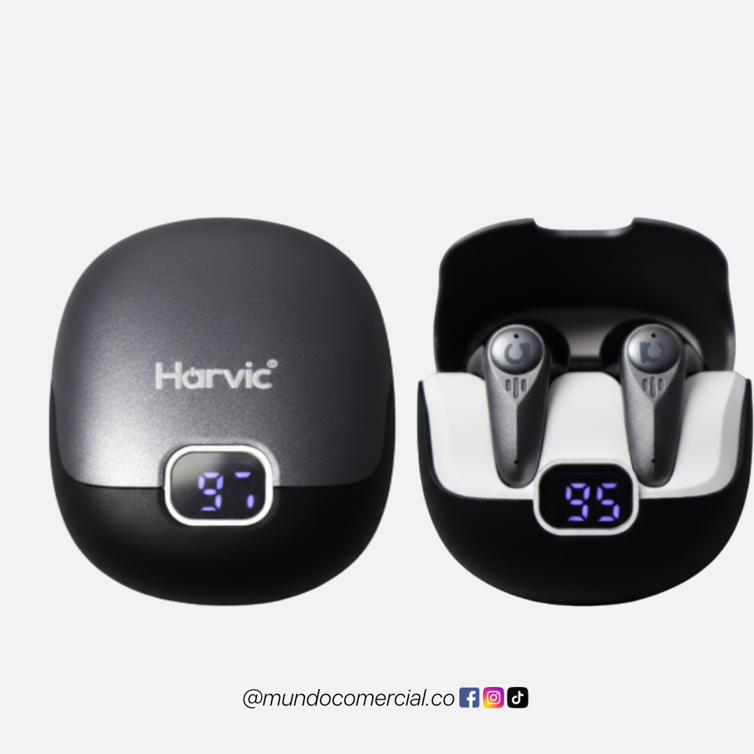 Audífonos con Traductor Inteligente en Tiempo Real - Harvic BT-1551