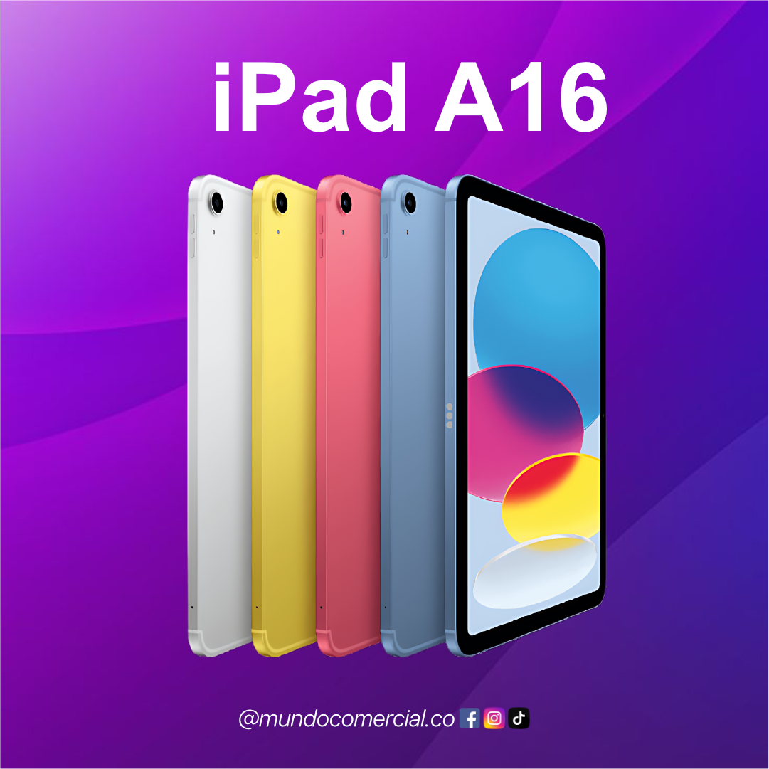 iPad 11” (A16) 128GB – Potencia Pro para Estudiar, Crear y Trabajar