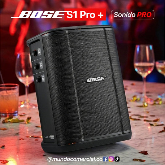 Bose S1 Pro+ – Sonido Profesional Portátil con Mezclador Integrado