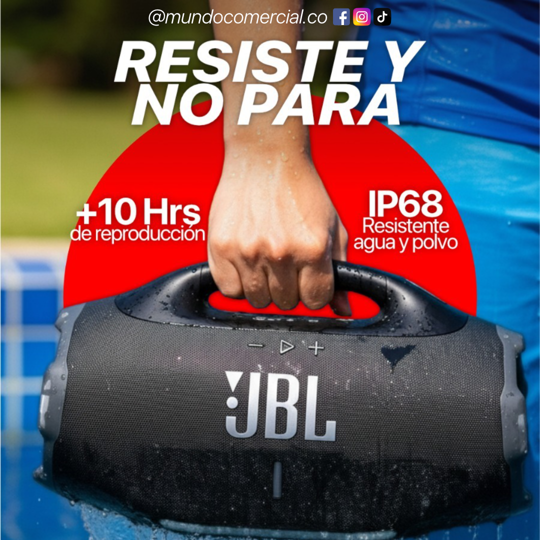 Parlante JBL Boombox 4 | Potencia Extrema con 34 Horas de Batería