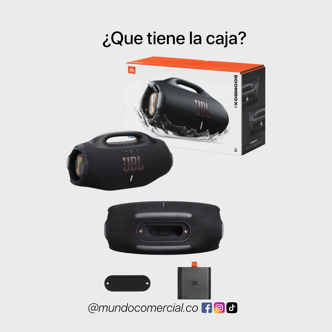 Parlante JBL Boombox 4 | Potencia Extrema con 34 Horas de Batería