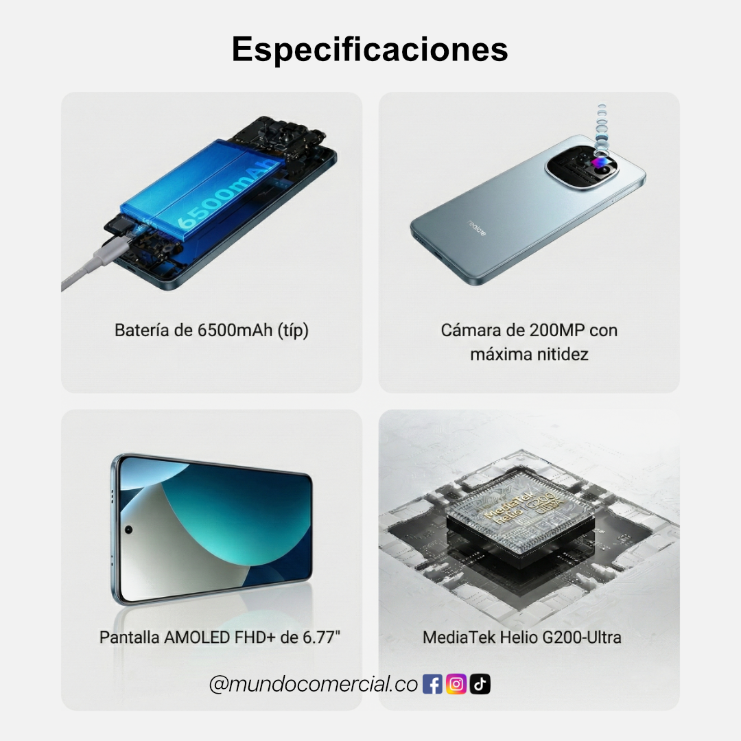 Celular Xiaomi Note 15 Pro 256GB – Cámara 200MP - RAM 8GB y Potencia Pro